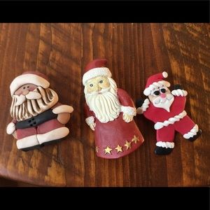 Santa Claus Brooches Bundle